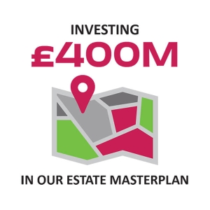 accolade logo for 400m investment into University masterplan
