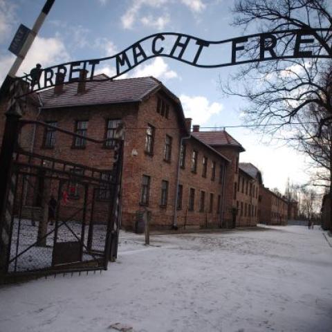 Picture of Auschwitz gates