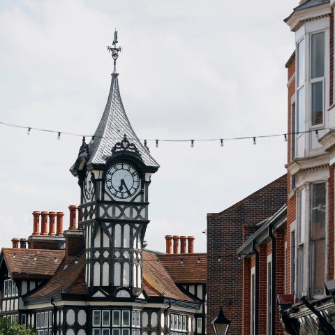 Photo of clocktower on Castle Road, Portsmouth