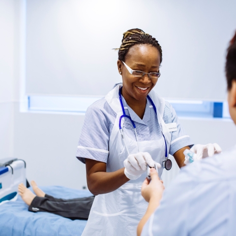 SHSSW photo shoot, November 2018 Nursing, Operating Department Practice (ODP) and Paramedic Science students.