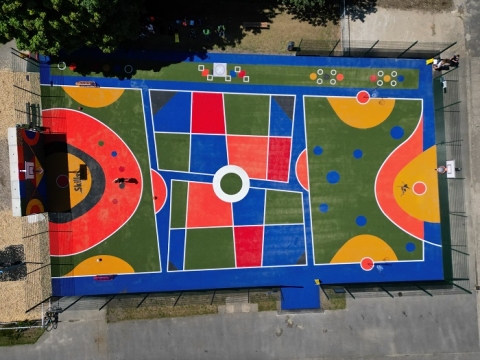 PLAYCE Pompey playground taken by drone