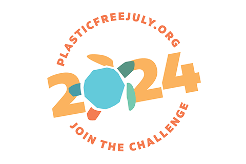 Plastic Free July 2024 logo