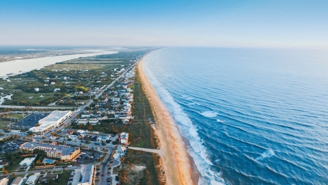 Aerial photo of St. Augustine, Florida - Photo by Lance Asper on Unsplash