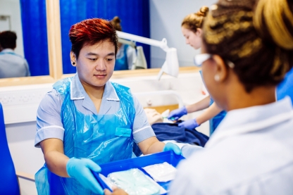 SHSSW photo shoot, November 2018 Nursing, Operating Department Practice (ODP) and Paramedic Science students.