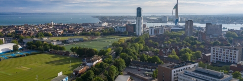 Aerial view of Portsmouth