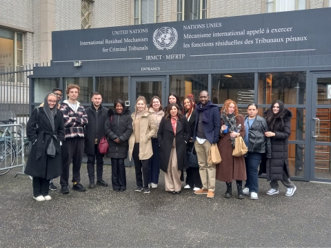 MSc students at the UN