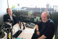 Podcast interviewees Oscar Karlsson (left) and Dr Tomas Nilson (right)