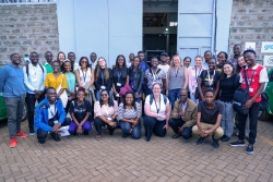 Group of University students in Kenya